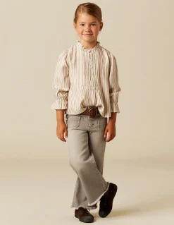 Cheap PantalÓn bolsillos vaquero gris Denim|Pantalones