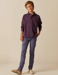 New PANTALÓN CARGO LARGO AZUL Pantalones
