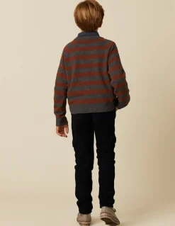 Store PANTALÓN CARGO LARGO PANA AZUL Pantalones