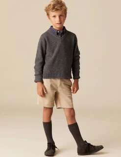 Outlet PANTALÓN CHINO CORTO PANA Pantalones
