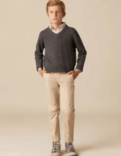 Best Sale PANTALÓN CHINO LARGO Pantalones