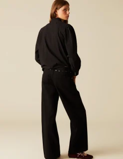 Online PANTALÓN DENIM TACHUELAS Denim|Pantalones