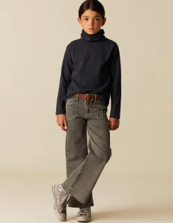 Best Sale PANTALÓN GRIS BOLSILLOS COSTURAS Denim|Pantalones