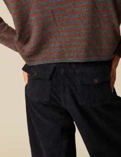 Shop PANTALÓN PANA AZUL ZIG ZAG Pantalones
