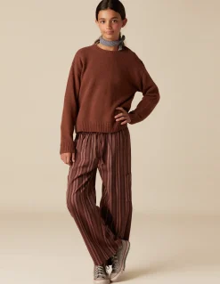 Store PANTALÓN RAYA MARRÓN Pantalones