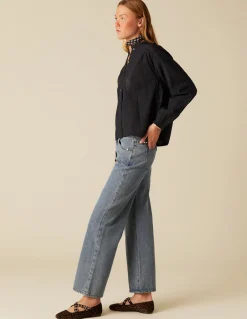 Sale PANTALÓN TACHUELAS AZUL Denim|Pantalones