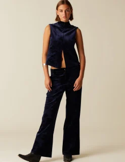 Store PANTALÓN TERCIOPELO AZUL Pantalones