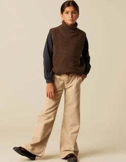 Best PANTALÓN WIDE LEG PANA ARENA Pantalones