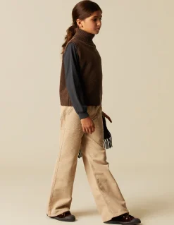 Best PANTALÓN WIDE LEG PANA ARENA Pantalones