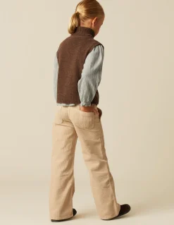 Outlet PANTALÓN WIDE LEG PANA ARENA Pantalones