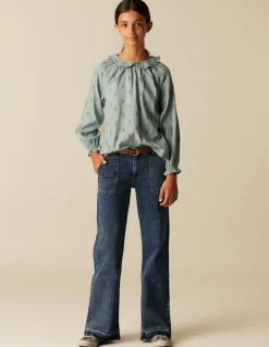 Best PANTALÓN WIDE LEG VAQUERO Denim|Pantalones