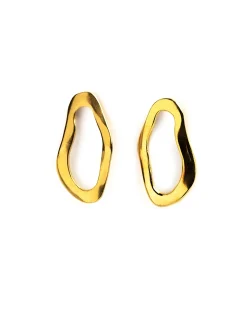Best PENDIENTE CURVA DORADO Pendientes