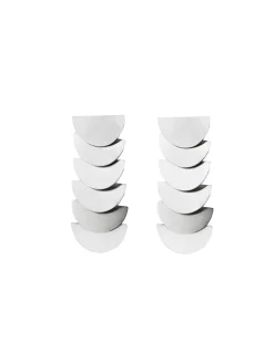 Cheap PENDIENTE LUNAS PLATEADO Pendientes