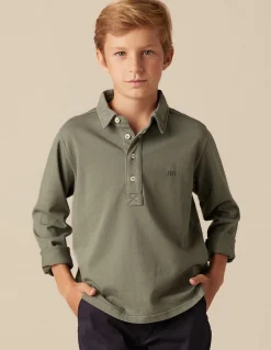Clearance POLO VERDE OSCURO NN Polos