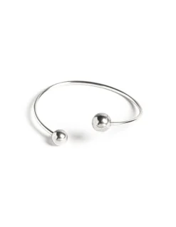 Discount PULSERA ESFERA PLATEADA Pulseras