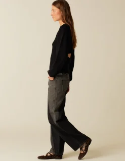 Clearance TOP ABERTURA ESPALDA NEGRO Tops