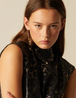 Online TOP ANIMAL PRINT BRILLO Tops