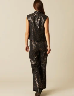 Online TOP ANIMAL PRINT BRILLO Tops