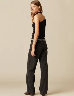 Store TOP ASIMéTRICO ABERTURA ESCOTE NEGRO Tops