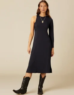 Flash Sale VESTIDO ASIMéTRICO ANTRACITA Vestidos