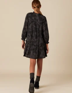 Shop VESTIDO CONTRASTE ANTRACITA Vestidos