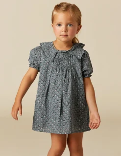 Cheap VESTIDO FLOR RAMITO AZUL Vestidos