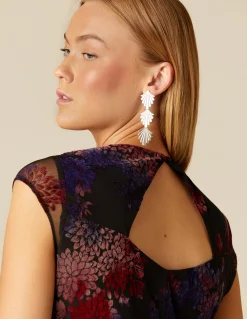 Sale VESTIDO FLOR TULLE NEGRO Vestidos