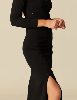 Hot VESTIDO LARGO NEGRO Vestidos